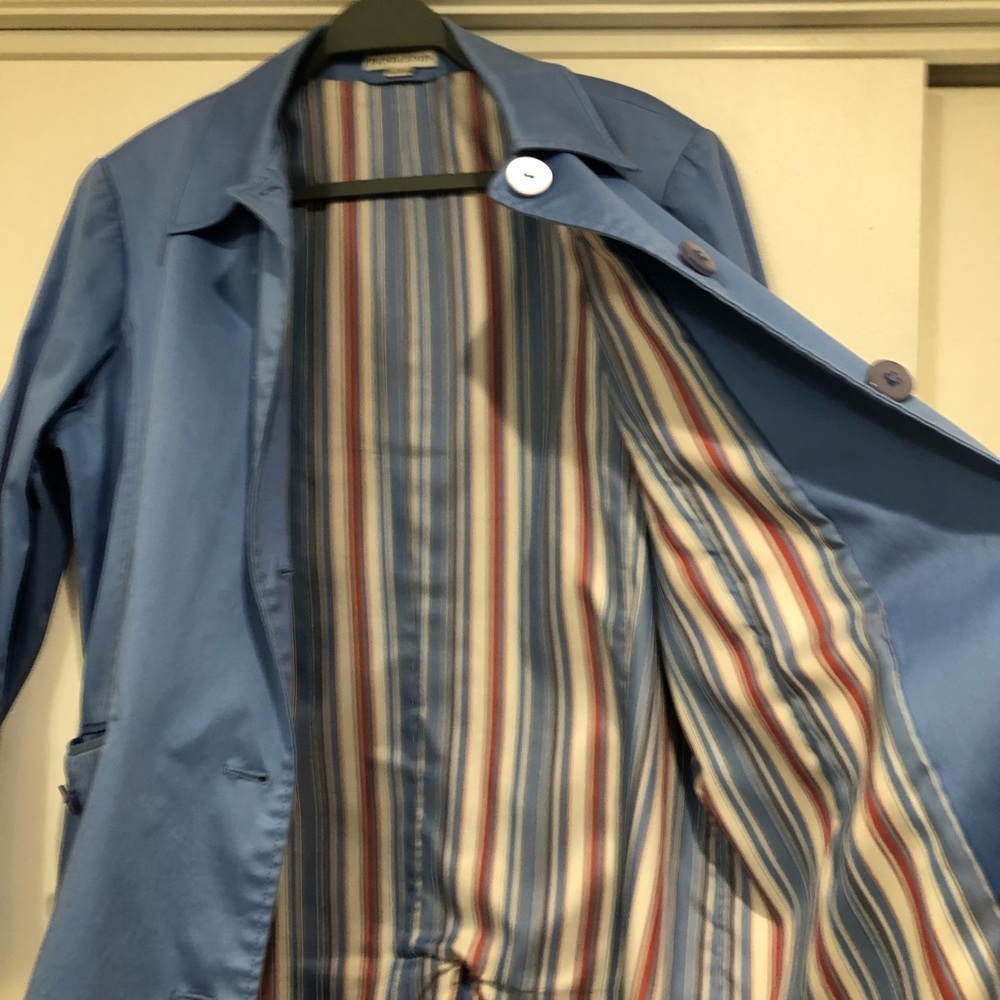 Pendleton Sky Blue Cotton Blend Spring Jacket Sz.… - image 8